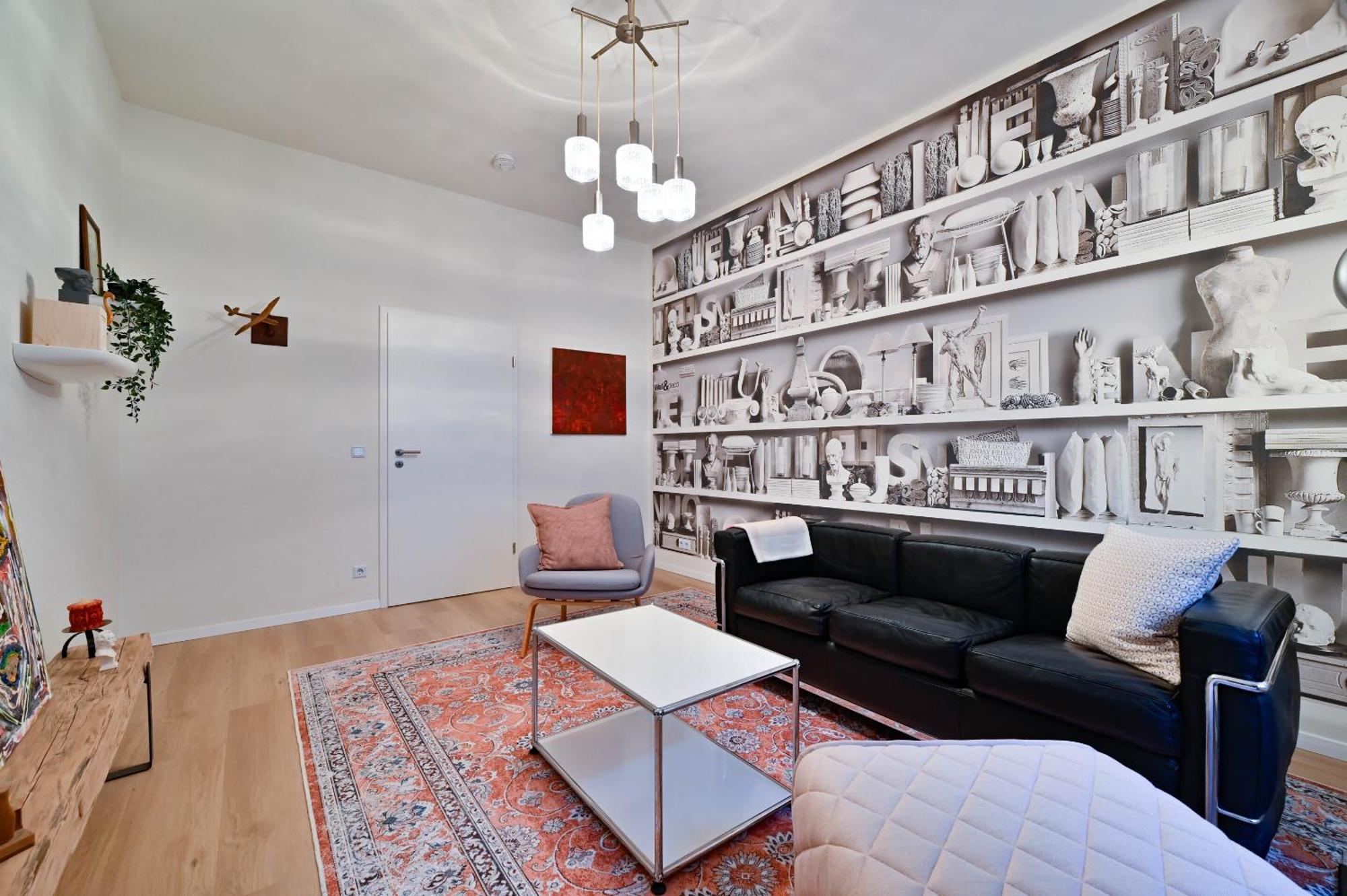 Premium Quartier Clara , Karl Und Fritz Auf Dem Kassberg Mit Eigenem Stellplatz Lägenhet Chemnitz Rum bild
